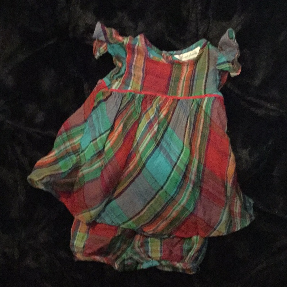 Ralph Lauren plaid madras with bloomers